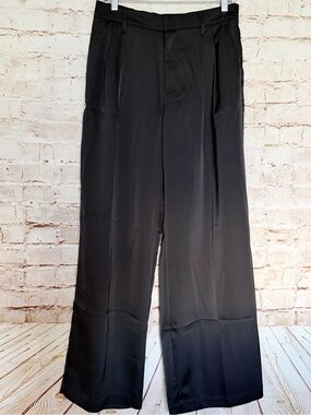 Gap easy trouser satin pants wide leg